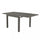Table extensible Hawaii 90/180x90x75 h cm en aluminium taupe