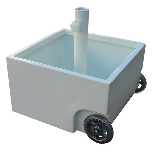 acquista Base pour parasol de jardin Ø52 45x45x26 cm avec jardinière Kraus Fiore Uno blanc