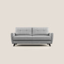 Divano Letto 3 Posti 208x97x96 cm in Tessuto Grigio Chiaro