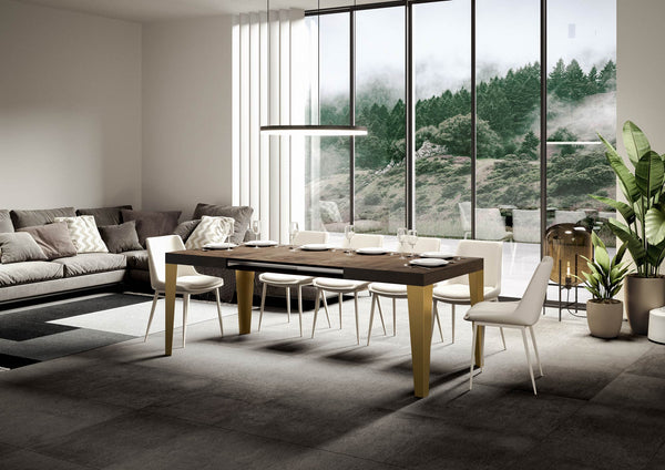 Tavolo Allungabile 160-420x90x77 cm Flame Noce acquista