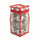 Lot de 16 boules de Noël en plastique Ø8 cm avec sachet argenté