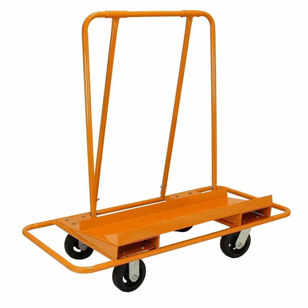acquista Chariot de transport de plaques de plâtre, contreplaqué et panneaux MDF Max 1000 kg avec roues en acier orange