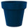 Vase Ø80x72 cm en résine Arkema POT S Bleu