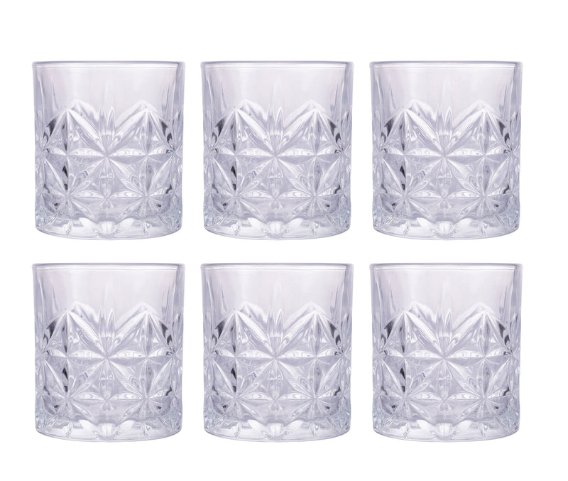 Set 6 Bicchieri Acqua Glace Chic in Vetro VdE Tivoli 1996 Trasparente