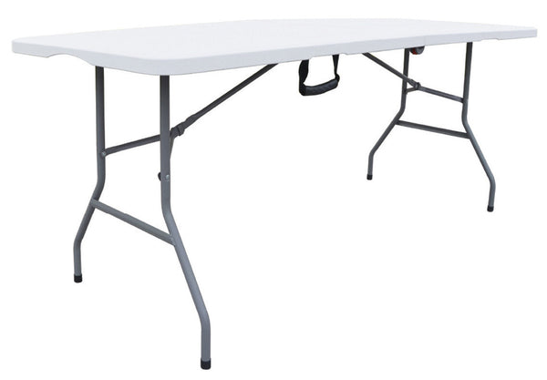 Table de restauration rectangulaire pliante 180x70x74 cm Becker Blanc sconto