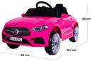Macchina Elettrica per Bambini 12V con Licenza Mercedes CLS 350 AMG Rosa