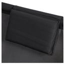 Sdraio Pieghevole Lido con Poggiatesta 94x60x92-81 cm in Poliestere e PVC Antracite      