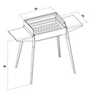 Barbecue a Carbone Carbonella in Acciaio Lisa Luxury Etna