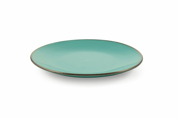 Set de 6 assiettes à fruits Ø20,4x2,5 cm en grès VdE Tivoli 1996 Royal Light Green acquista
