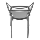 Set 4 Sedie 55x54x82 cm in Polipropilene Sveva Grigie