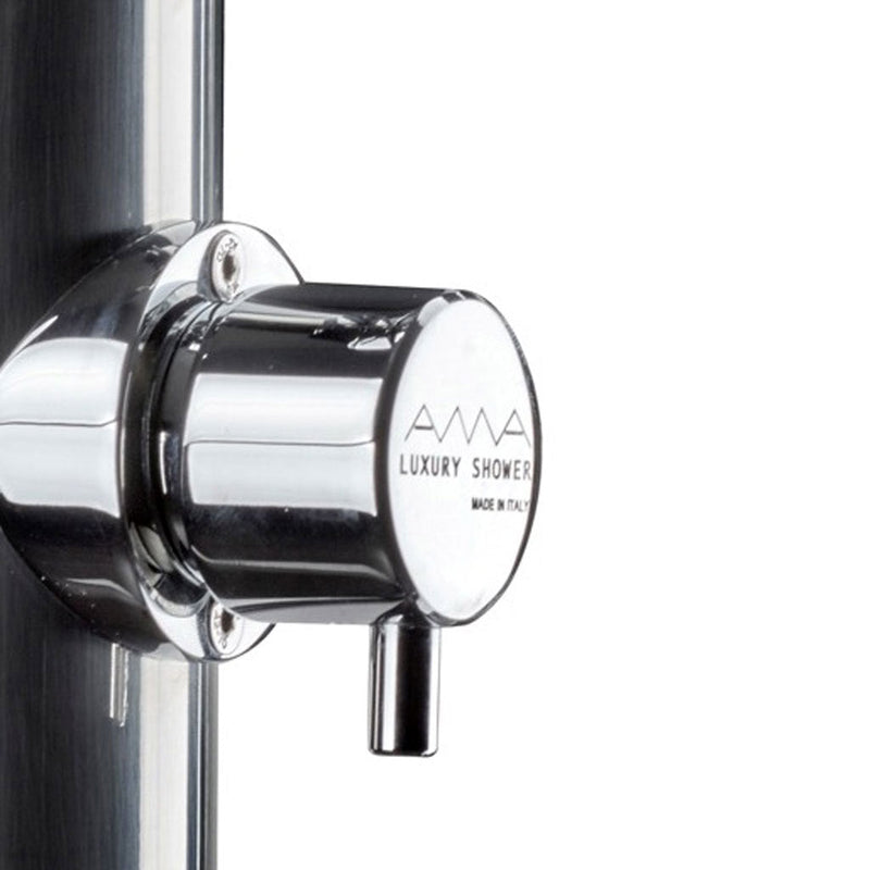 Doccia da Giardino con Miscelatore in Acciaio Inox Lucido Ama Luxury Hera