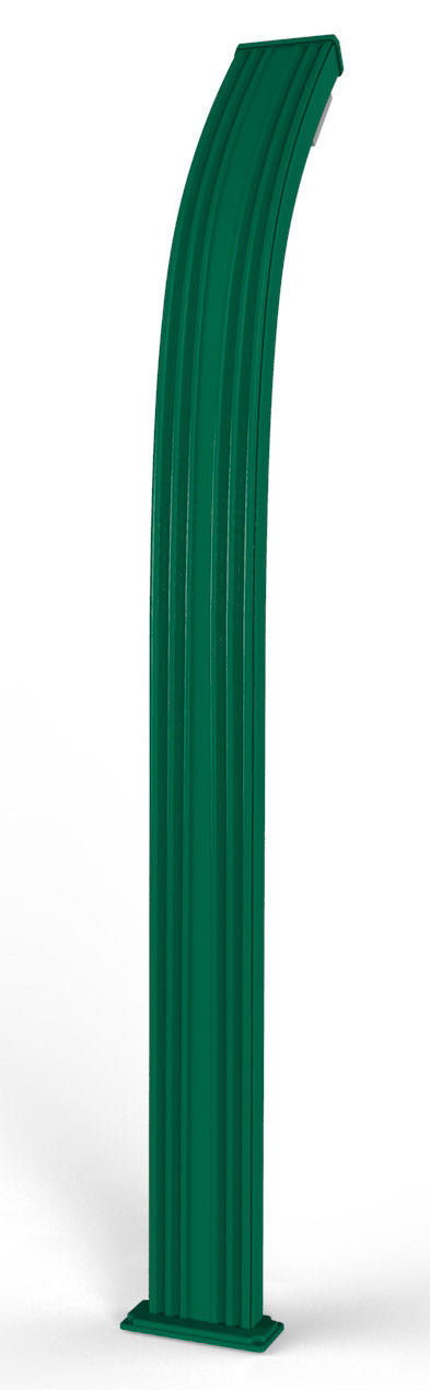 Doccia Solare da Esterno Giardino 30L Miscelatore e Lavapiedi Arkema Spring Verde sconto