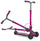 Trottinette 3 Roues Télescopique et Pliable Max 100 Kg Globber Ultimum Rose