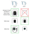 Copertura per Stazioni di Carica Auto Elettriche 40x40x25 cm in Alluminio Wallbox Cover S Bianco