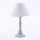 Lampada da Tavolo Ø20xH33 cm in Metallo Grigio