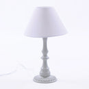 Lampada da Tavolo Ø20xH33 cm in Metallo Grigio