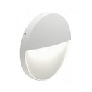 Faretto Segnapassi a Semi Incasso da Esterno a LED Grande Sovil Geo Round Bianco
