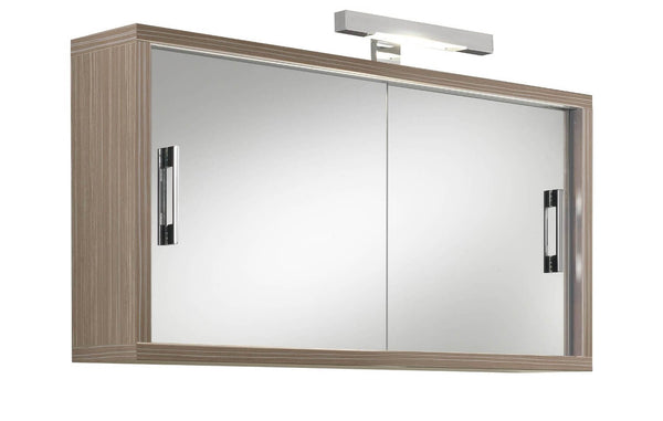 online Miroir 2 Portes en Mélamine 90x18x47,5cm TFT Giava Bois Crème