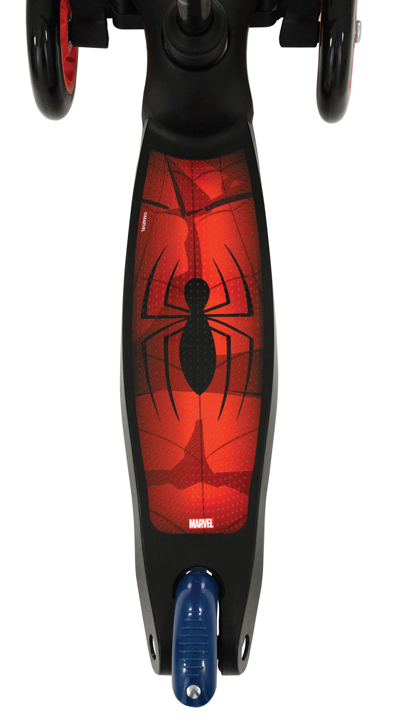 Monopattino Evolutivo a 3 Ruote con Cuscinetti ABEC-5 e Freno a Pedale Posteriore Marvel Spiderman Blu