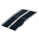 Rampa per Sedia a Rotelle in Alluminio Ripiegabile a Valigia 61x36x16 cm 