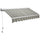 Store semi-cassette 200x300 cm Tissu Polyester Rayure Verte