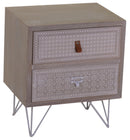 Mobile 2 Cassetti in Legno e MDF Milo