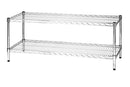 Scaffale in Acciaio Cromato 2 Ripiani Tosini Linea 2X45 - 45x60x50cm\/