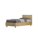Letto Singolo Ankel Testata Doghe Dritta  Quercia Varie Misure