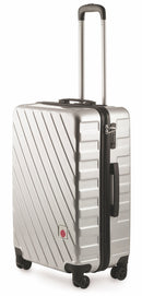 Trolley Valigia Bagaglio a Mano Rigida in Policarbonato 4 Ruote TSA Soriani Silver