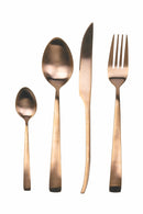 Servizio Set di Posate 24 Pezzi in Acciaio Rame Opaco Villa d'Este Home Tivoli Park Avenue