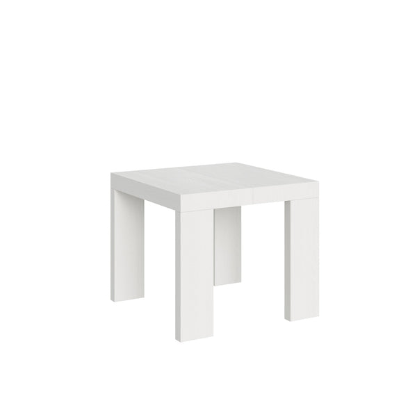 Tavolo Allungabile 90-246x90x77 cm Roxell bianco frassino prezzo