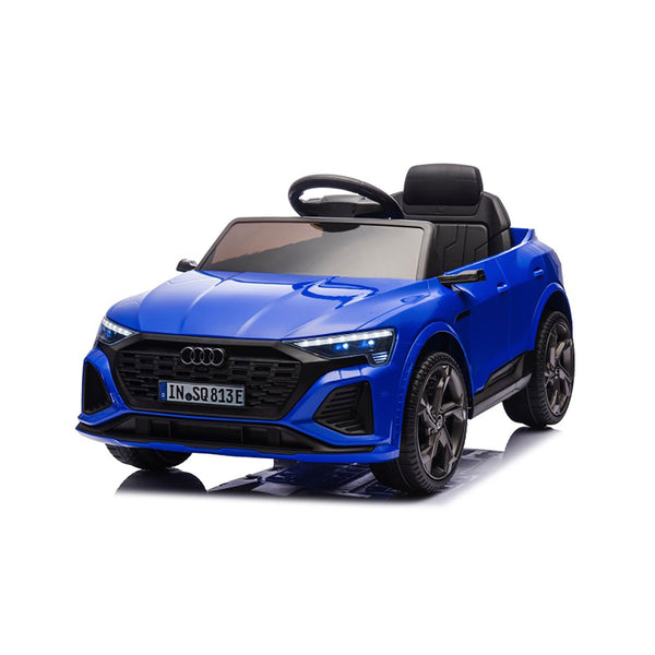 Macchina Elettrica per Bambini 12V Licenza Ufficiale Audi SQ8 E-Tron con Telecomando e Sedile Pelle Blu online