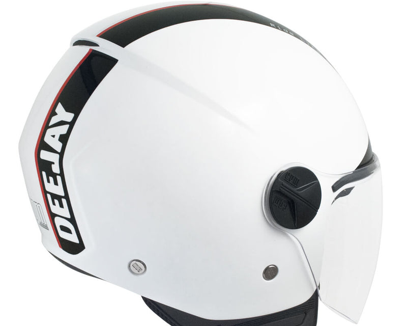 Casco Jet per Scooter Visiera Lunga CGM Deejay 107DJ2 Bianco