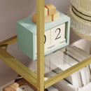 Scaffale Libreria Portaoggetti ad Arco 60x30x175 cm a 5 Ripiani in Acciaio e Vetro Temperato Oro   