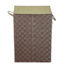 Cesto Portabiancheria in poliestere tortora foderato 1-3rettangolare 