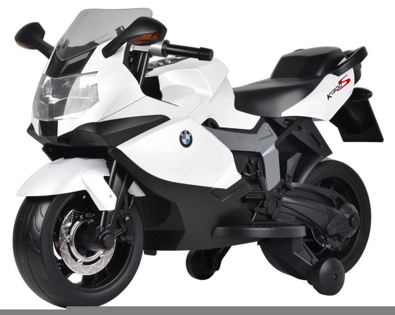 Moto Elettrica per Bambini 12V con Licenza BMW K1300S Bianca
