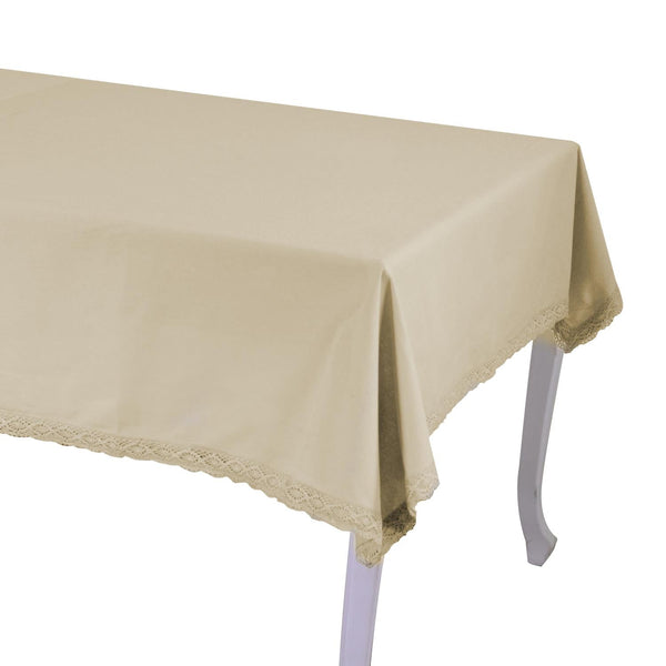 Nappe rectangulaire 140x240 cm en coton 180 g/m² Amélie Beige online