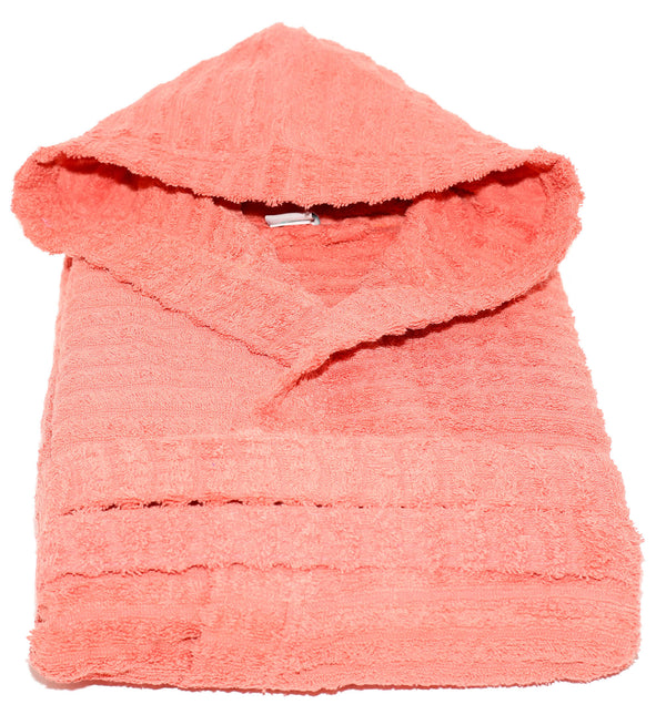 Peignoir Eponge 100% Coton Sally Horizon Saumon sconto
