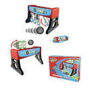 Gioco Bowling e Target 2 in 1 per Bambini con Birilli e Bersagli Basculanti Rosso e Nero
