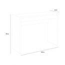 Scrivania da Ufficio 1 Cassetto 100x40x80 cm in Truciolare Nobilitato Rovere Sonoma