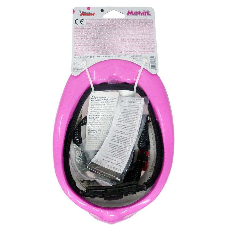 Casco per Bambina Misura 52-56 cm con Fori di Aerazione con Licenza Disney Minnie