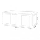 Cassapanca in Rattan Style XXL 157,5x75x63,5 h cm in Plastica Marrone