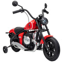 Moto Elettrica per Bambini 3-8 Anni 12 V BMW R18 125x62x83 cm con Batteria al Litio e Rotelle Rimovibili in PP Rossa      