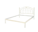 Struttura Letto Matrimoniale in Metallo 160x195cm Luxor Bianco