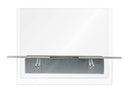 Camino a Bioetanolo da Tavolo 35x12 cm Qlima FFB106 Acciaio