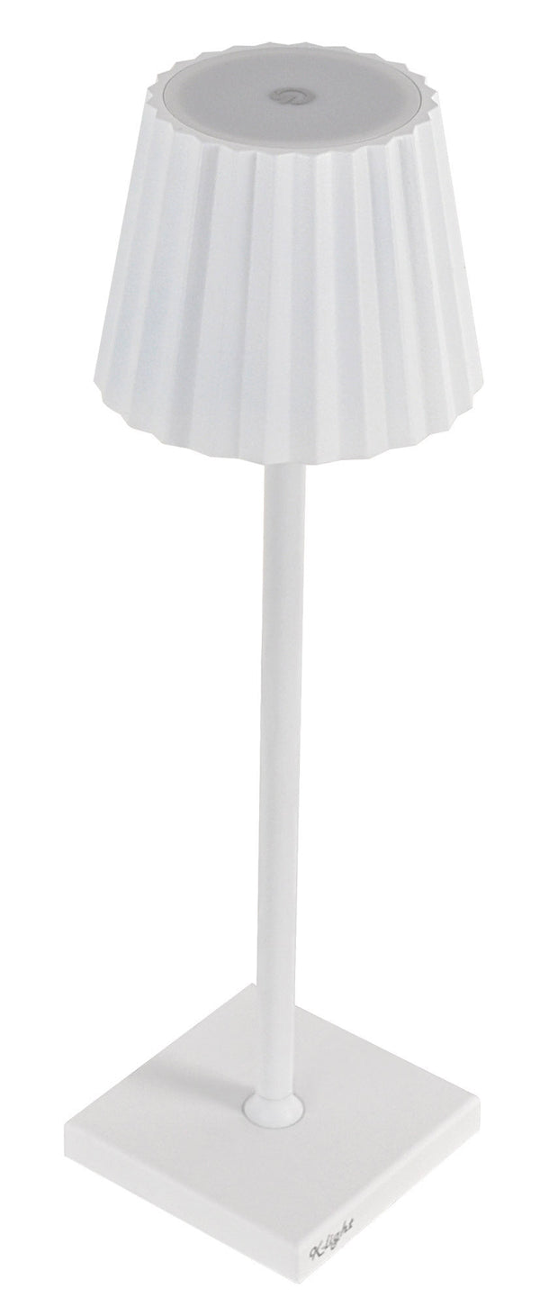 prezzo Lampe de Table 38x10x10 cm en Aluminium Lumière Blanc Chaud K-ligth Noir