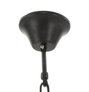 Lampadario Elegant Ø29x72 cm in Ferro Nero e Oro