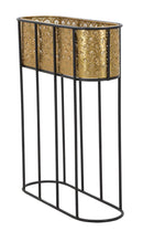 Porta Vasi Oval 60x20x70 cm in Ferro 