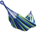 Amaca da Giardino in Cotone 2x1m 120Kg Menzi Blu e Verde