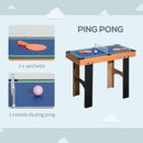 Tavolo Multigioco 4in 1 con Accessori di Gioco 92x78x80 cm in MDF Multicolore  